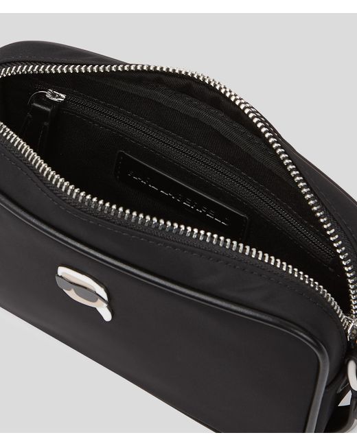 Karl Lagerfeld Black Ikon Nylon Camera Bag