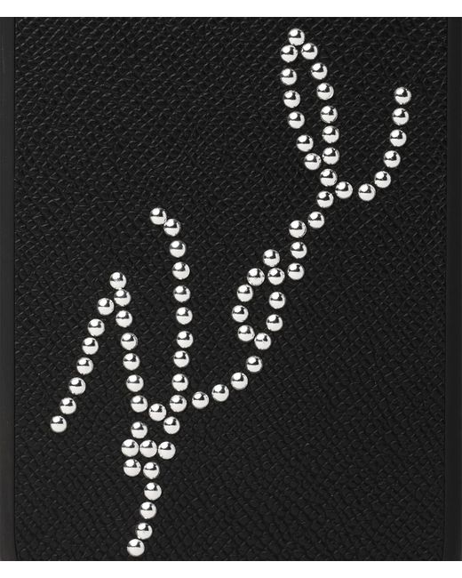 Karl Lagerfeld Black Signature Studs Iphone 17 Pro Max Case