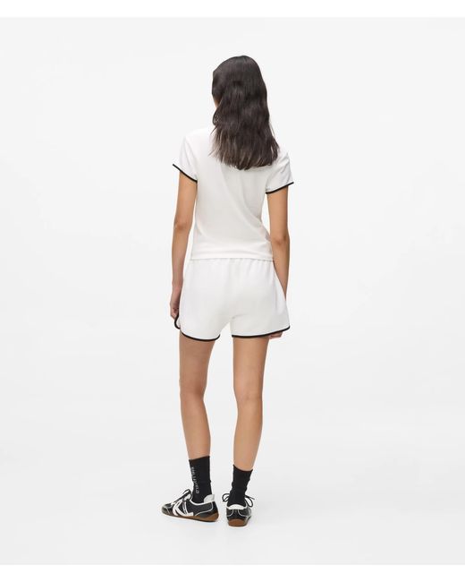 KL Jeans White Logo Sweat Shorts
