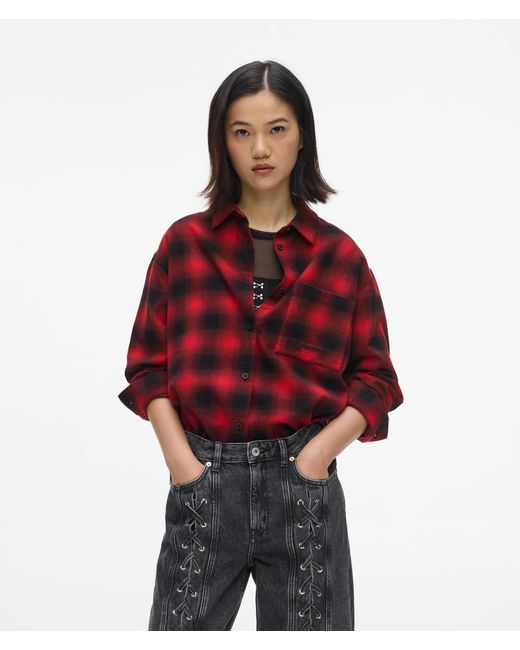 KL Jeans Plaid Relaxed Overshirt, Multicoloured