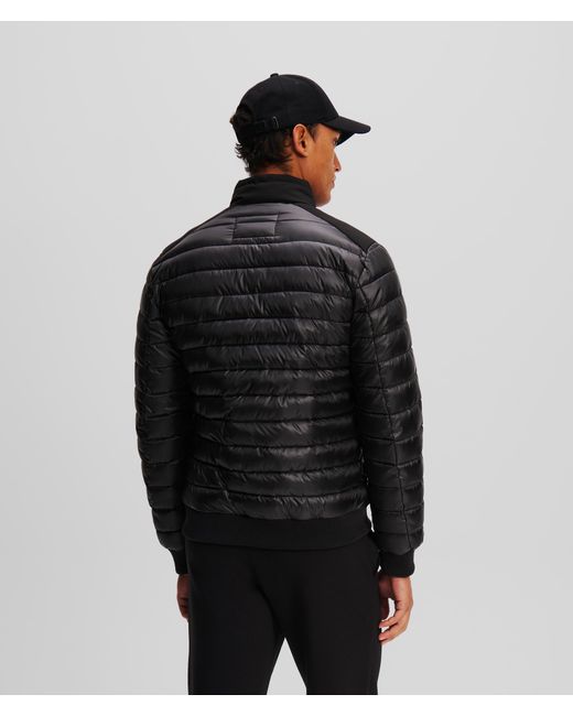 Karl Lagerfeld Black Puffer Jacket for men