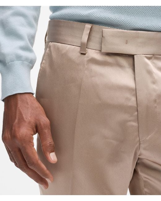 Karl Lagerfeld Natural Satin Pants for men