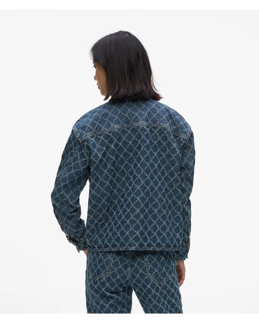 KL Jeans Blue Argyle Denim Shirt