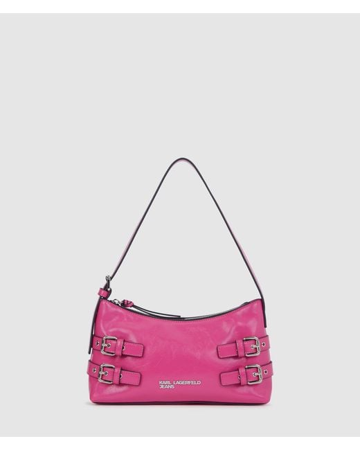 KL Jeans Pink Buckle Shoulder Bag