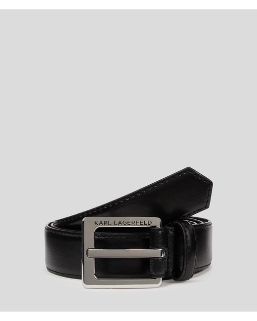 Karl Lagerfeld Black K/essential Belt