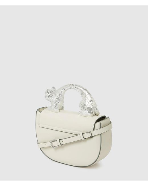 Karl Lagerfeld Natural Choupette Top Handle Bag