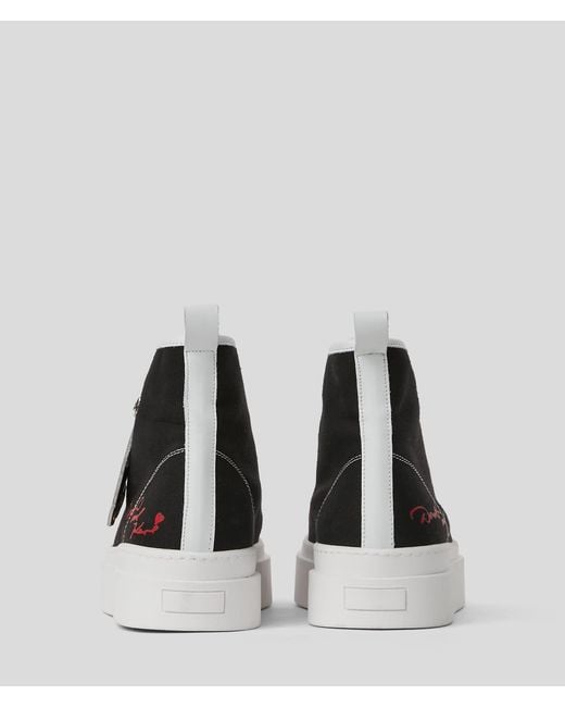 Karl Lagerfeld Black Disney X Kl Maxi Iv Sneakers