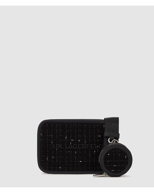 Karl Lagerfeld Boucle-Kameratasche in Black für Herren