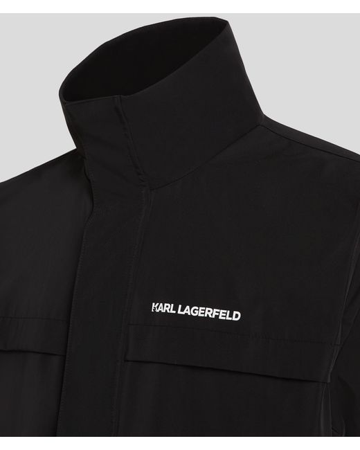 Karl Lagerfeld Black Water-resistant Jacket for men