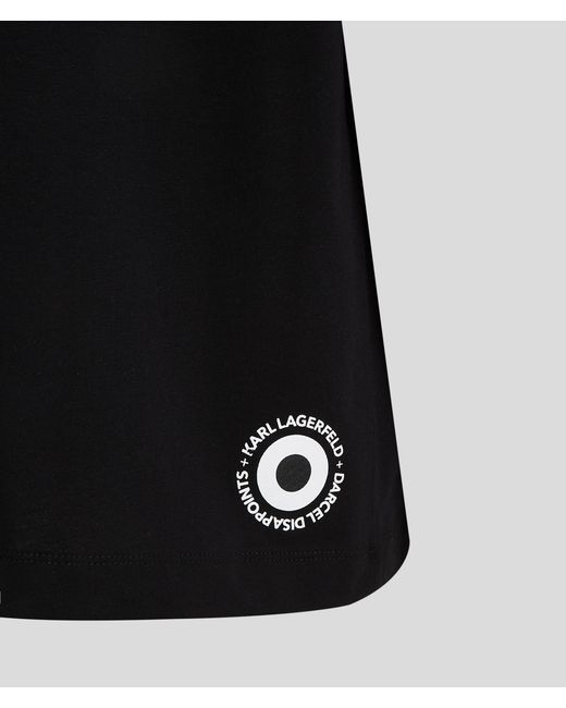 Karl Lagerfeld Black Kl X Darcel Disappoints T-shirt for men