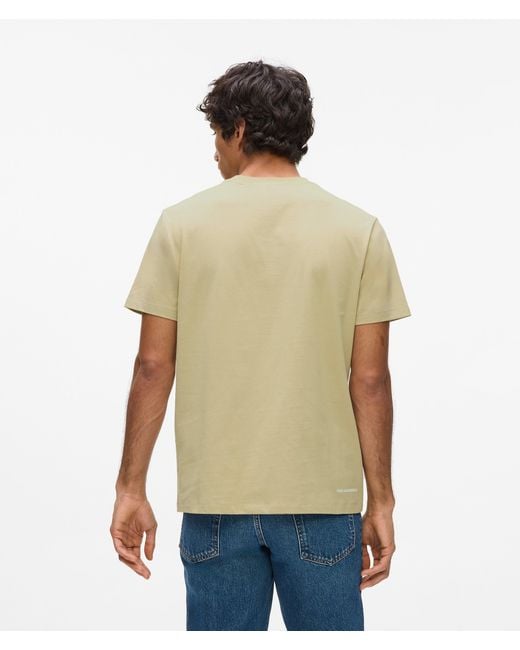 Karl Lagerfeld Natural Logo T-Shirt for men
