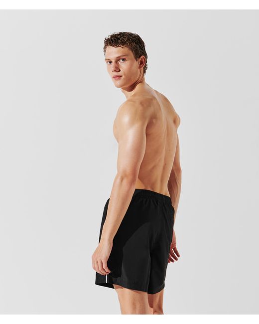 Karl Lagerfeld Black Hotel Karl Medium-length Boardshorts for men