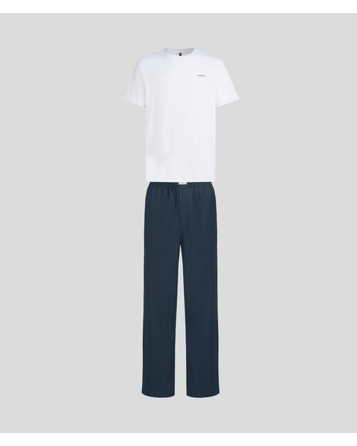 Karl Lagerfeld , Man, Multicoloured, Size: L in White für Herren