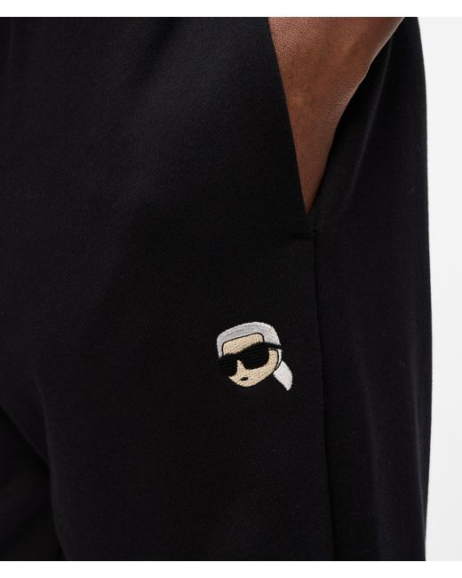 Karl Lagerfeld Red Ikon Cinched Sweatpants