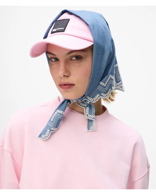 KL Jeans Blue Denim Triangle Bandana Scarf