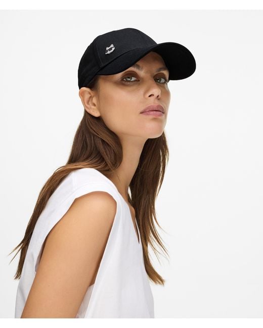 Karl Lagerfeld Black Ikon Choupette Pin Cap