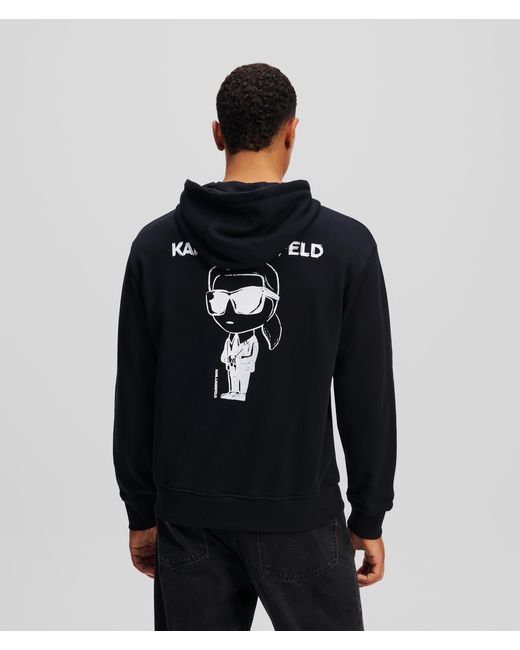 Karl Lagerfeld Blue Ikon Hoodie for men