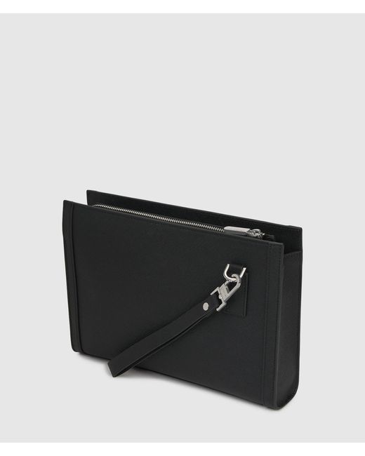 Karl Lagerfeld Black K/Panel Pouch for men