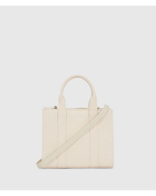 Karl Lagerfeld Natural Rue St-Guillaume Mini Tote Bag