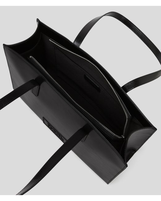 Karl Lagerfeld White K/Stone Tote-Bag, Frau, Größe