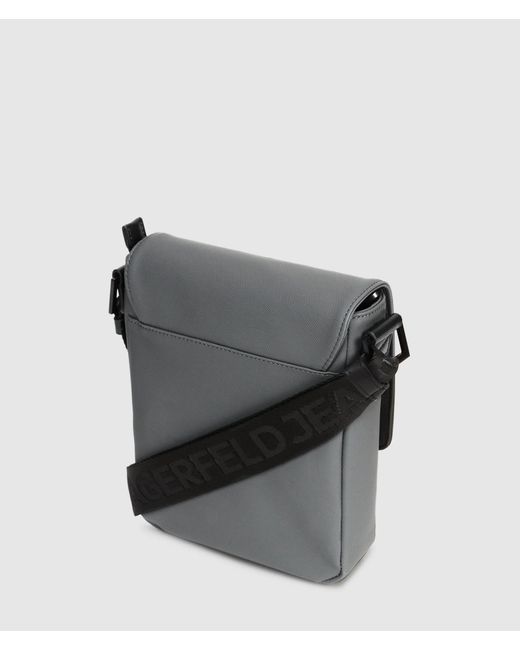 KL Jeans Black Venture Reporter Bag for men