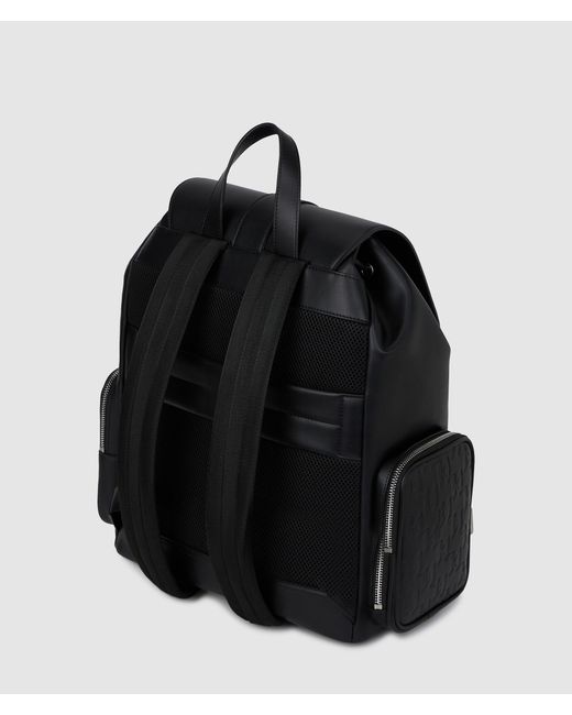 Karl Lagerfeld Black K/Traveller Backpack for men
