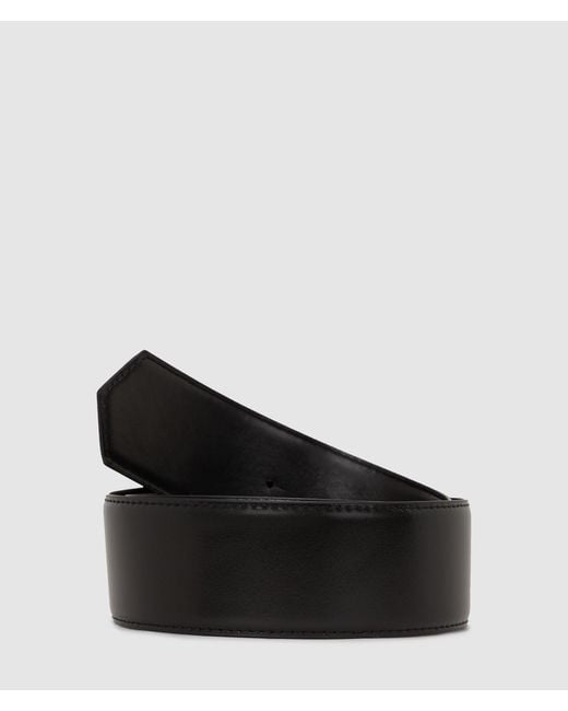 Karl Lagerfeld Black K/Autograph Rhinestone Belt