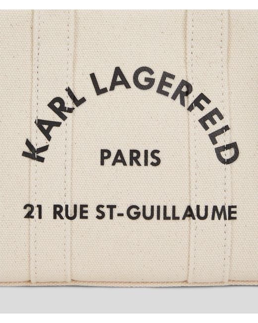 Karl Lagerfeld Natural Rue St-Guillaume Mini Tote Bag