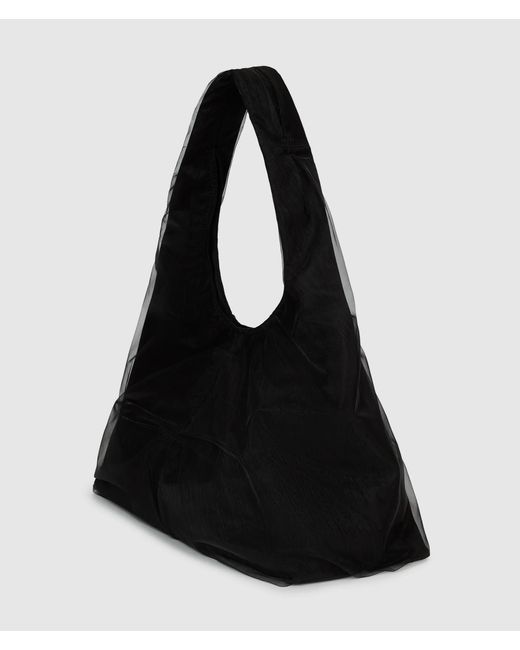 Karl Lagerfeld Black Rue St-Guillaume Mesh Hobo Bag