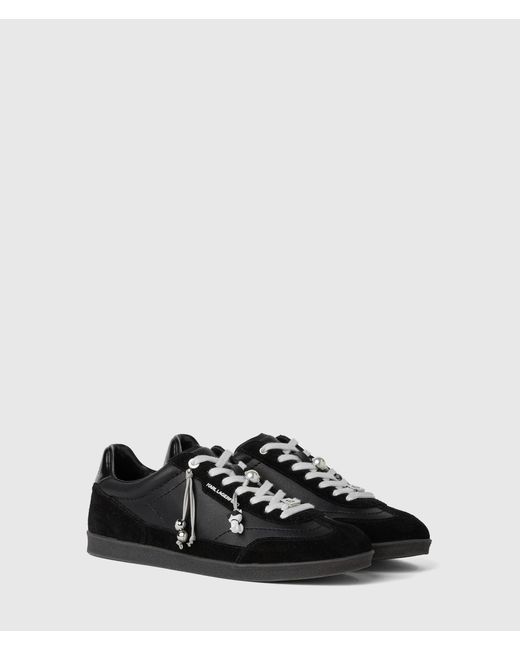 Karl Lagerfeld Black Kandidate Ikon Charms Sneakers