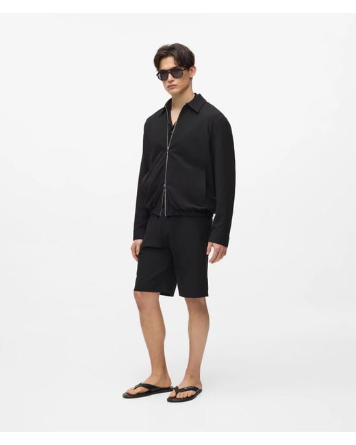 Karl Lagerfeld Black Blouson Jacket for men