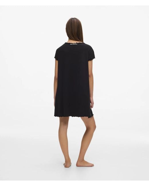 Karl Lagerfeld Blue Ikon Choupette Pajama Dress