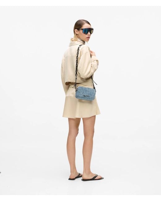 KL Jeans Blue Denim Chain Camera Bag