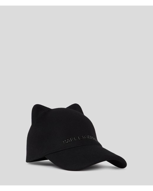 Karl Lagerfeld Black K/essential Choupette Cap