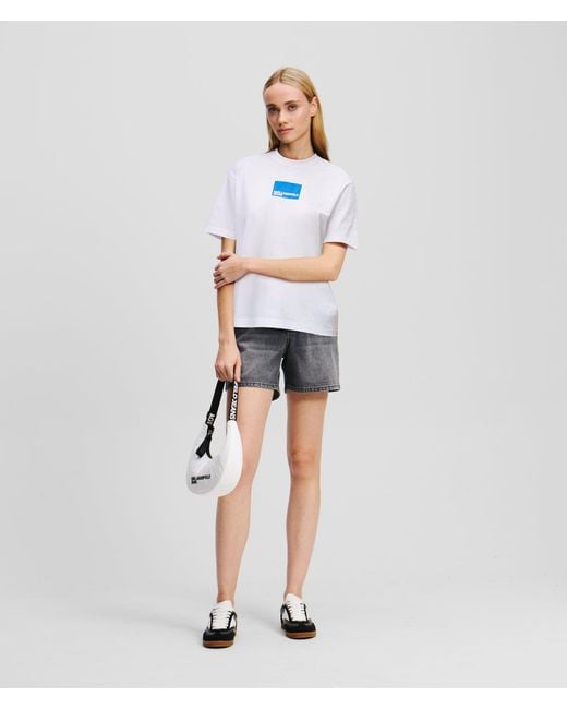 KL Jeans White Klj Box Logo T-Shirt