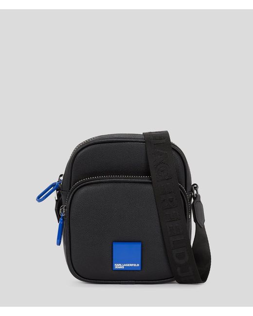 KL Jeans Black Klj Box Logo Crossbody Bag for men