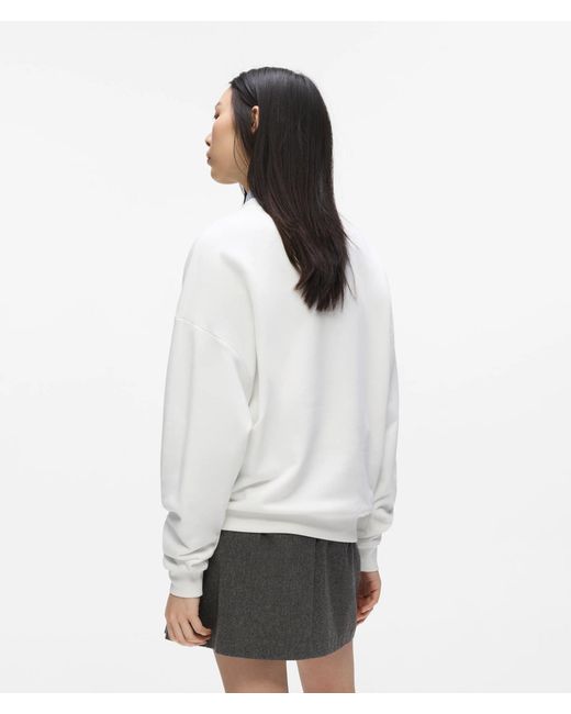 Karl Lagerfeld White Ikon Choupette Muse Sweatshirt