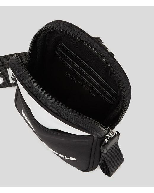 Nylon Phone Pouch Karl Lagerfeld en coloris Black