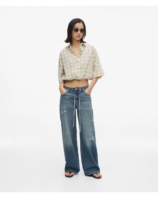 KL Jeans Blue Distressed Mid-Rise Relaxed Jeans
