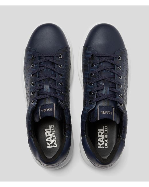 Karl Lagerfeld Blue Dualtone Kapri Sneakers for men