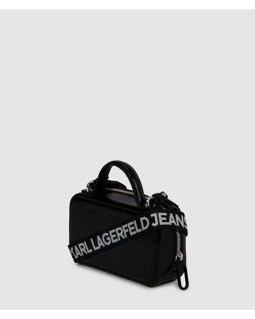 KL Jeans Black Mini Crossbody Bag