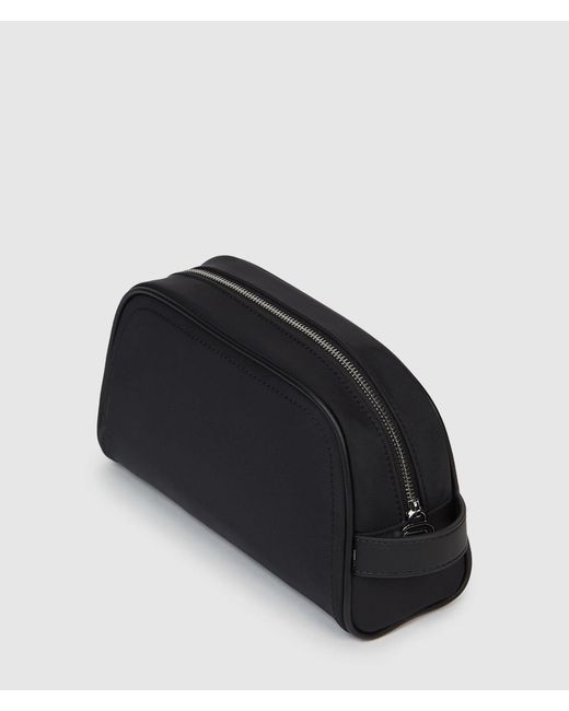 Karl Lagerfeld Black Ikon Nylon Vanity Case