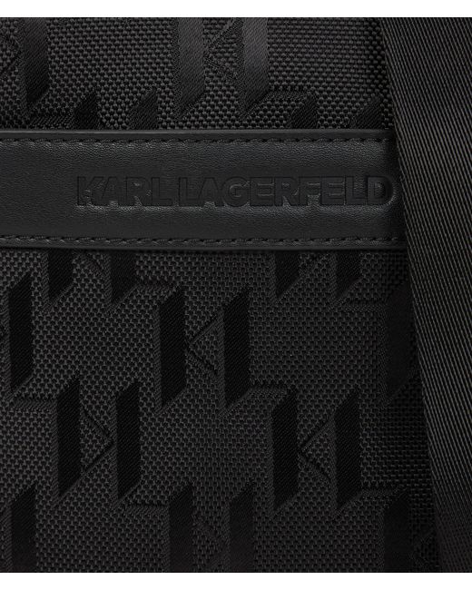 Karl Lagerfeld Black K/etch Crossbody Bag for men