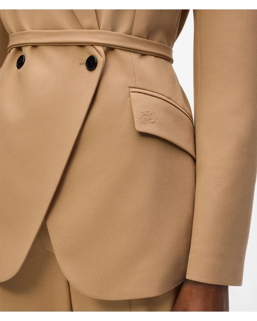 Karl Lagerfeld Natural Tie Waist Blazer