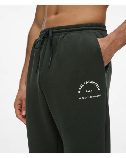 Karl Lagerfeld White Rue St-Guillaume Loungewear Pants for men