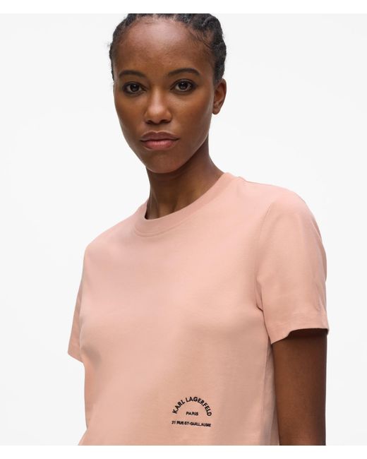 Karl Lagerfeld Multicolor Rue St-Guillaume Regular‑Fit T-Shirt