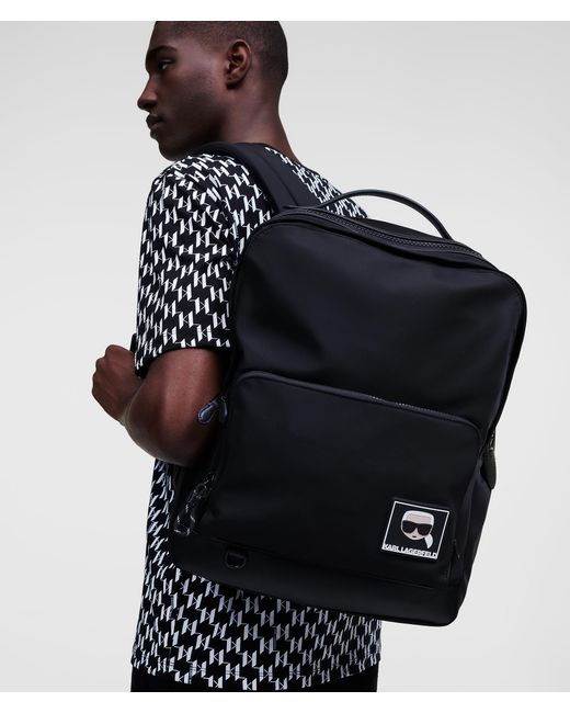 K/ikonik Nylon Backpack Karl Lagerfeld pour homme en coloris Noir | Lyst