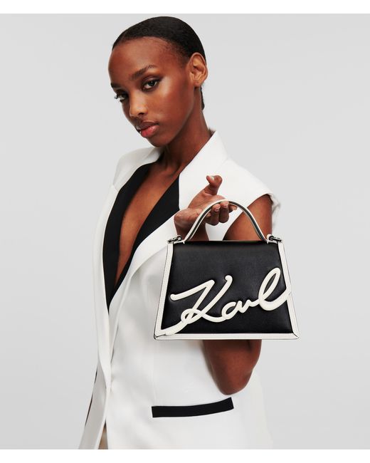 Karl Lagerfeld Black K/signature Small Crossbody Bag