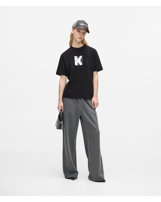 KL Jeans Black K Artwork T-Shirt