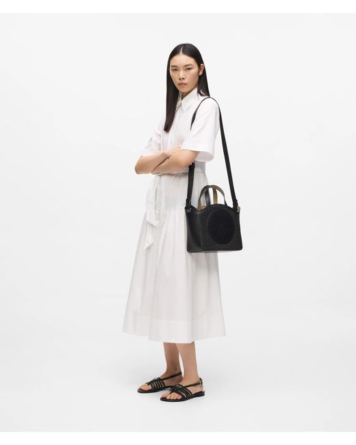 Karl Lagerfeld Black K/Circle Small Mesh Tote Bag